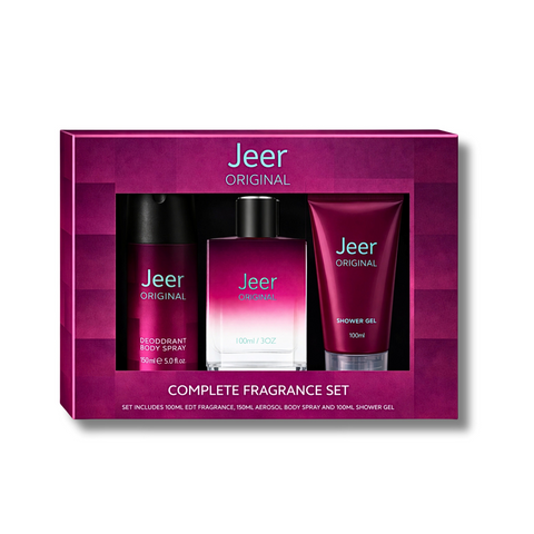 Jeer Original Eau de Toilette 100mL 3 Piece Gift Set