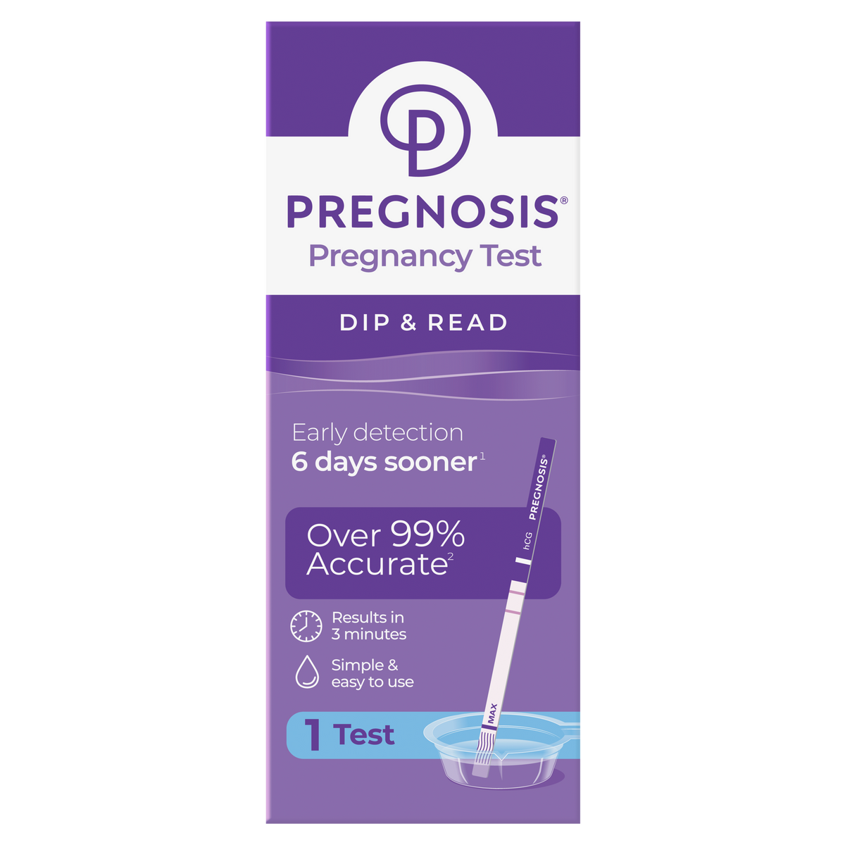 Pregnosis Dip & Read Pregnancy Test 1 Pack