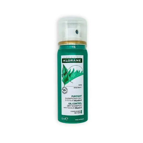 Klorane Nettle & Vitamin E Dry Shampoo Travel Size 50mL