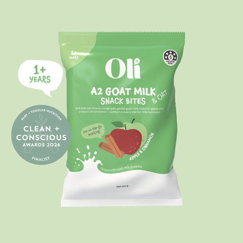 Oli6 A2 Goat Milk Protein Goat Milk & Oat Snack Bites 60g