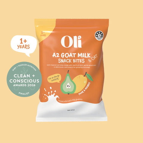Oli6 A2 Goat Milk Protein Goat Milk & Oat Snack Bites 60g