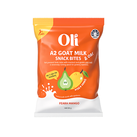 Oli6 A2 Goat Milk Protein Goat Milk & Oat Snack Bites 60g