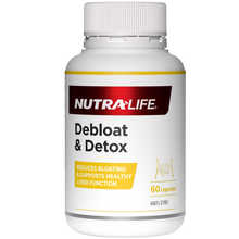 Load image into Gallery viewer, Nutra-Life Debloat &amp; Detox 60 Capsules