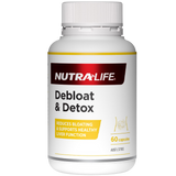 Nutra-Life Debloat & Detox 60 Capsules