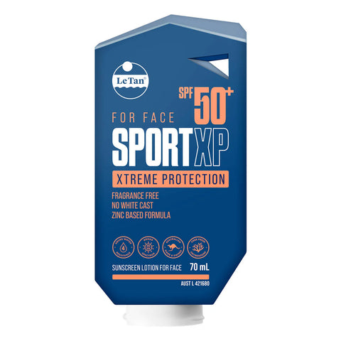 Le Tan SPF50+ For Face SportXP Xtreme Protection 70mL