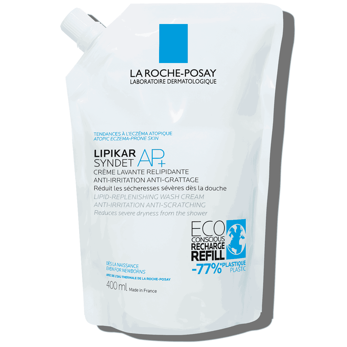 La Roche-Posay Lipikar Syndet AP+ Refill Pouch 400mL