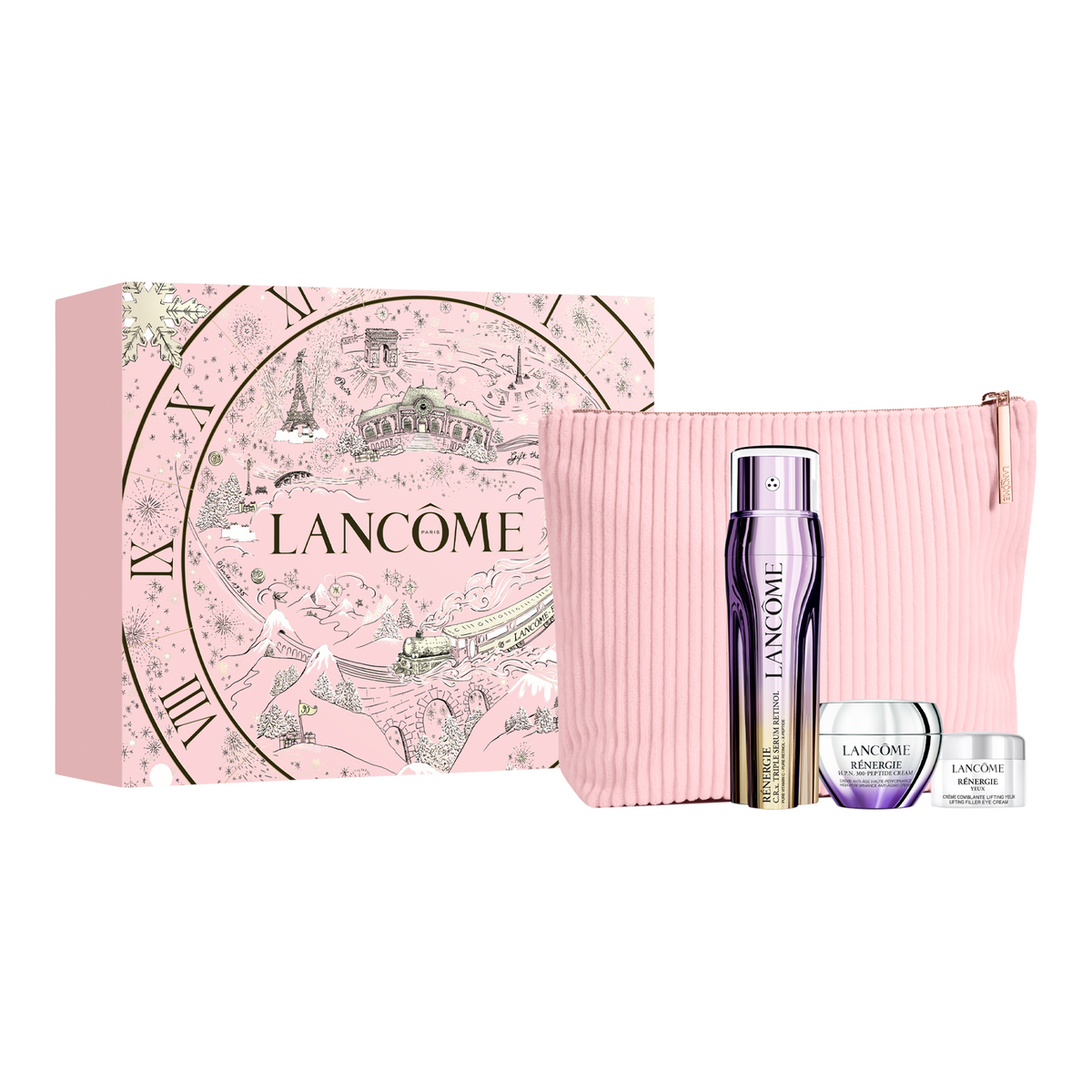 LANCOME Renergie C.R.X. Triple Serum 50mL Retinol Holiday 2025 4 Piece Gift Set