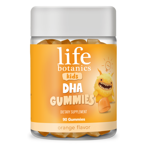 Life Botanics Kids DHA Gummies Orange Flavour 90 Pastiles