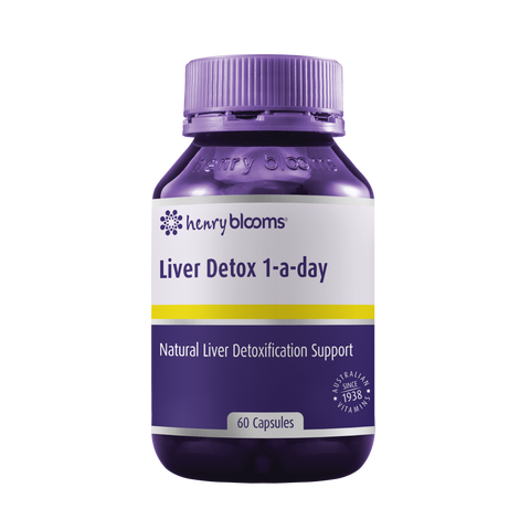 Henry Blooms Liver Detox 1-a-Day 60 Vegetarian Capsules