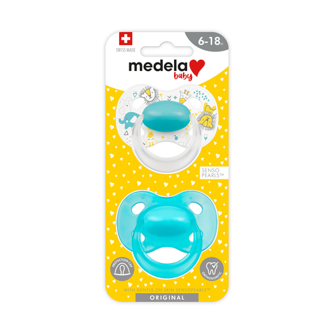 Medela Baby Soother CLASSIC Original Duo Blue 6-18 Months