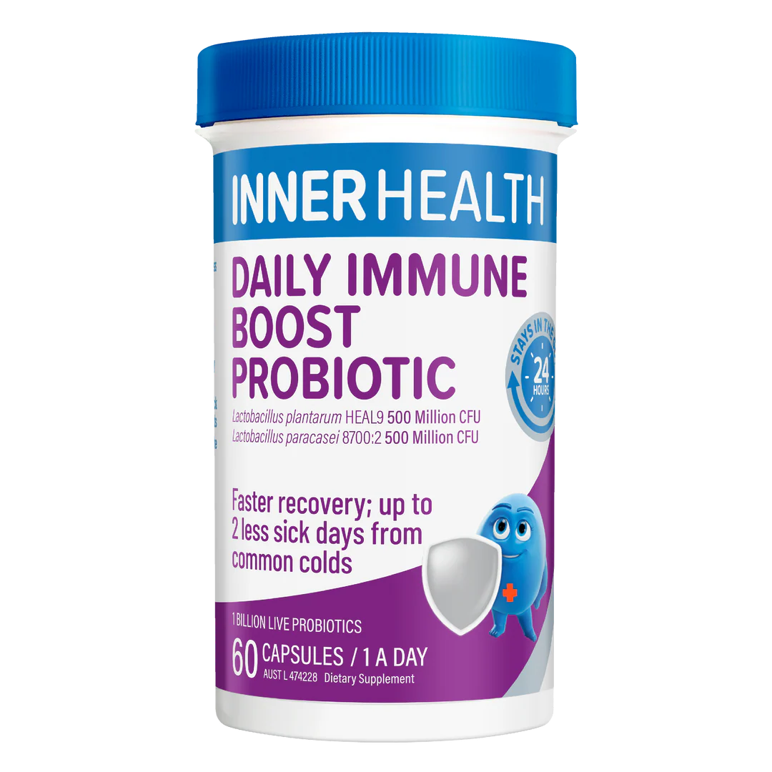 Inner Health Daily Immune Boost Probiotic 60 Capsules
