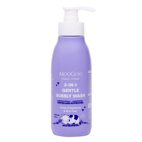 MooGoo Baby 2-in-1 Gentle Bubbly Wash 250mL