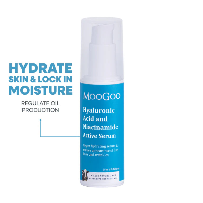 MooGoo Hyaluronic Acid and Niacinamide Active Serum 25mL