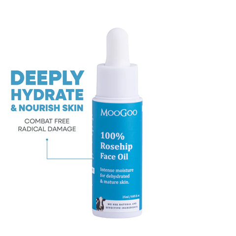 MooGoo 100% Rosehip Face Oil 25mL