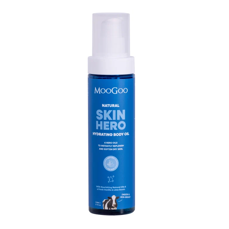 Moogoo Skin Hero Hydrating Body Oil Vanilla & Lime 110mL