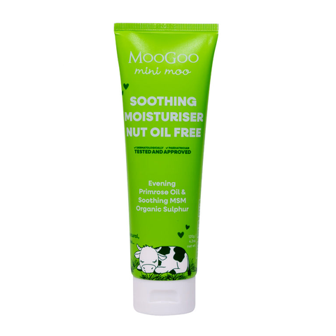 Moogoo Mini Moo Baby Soothing Moisturiser Nut Oil Free 120g