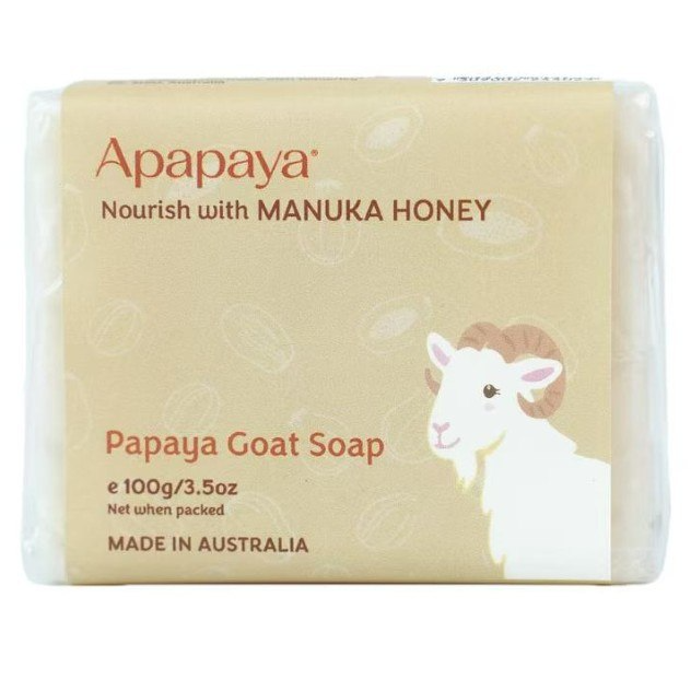 Apapaya Manuka Honey Goat Milk Soap 100g