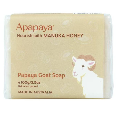 Apapaya Manuka Honey Goat Milk Soap 100g