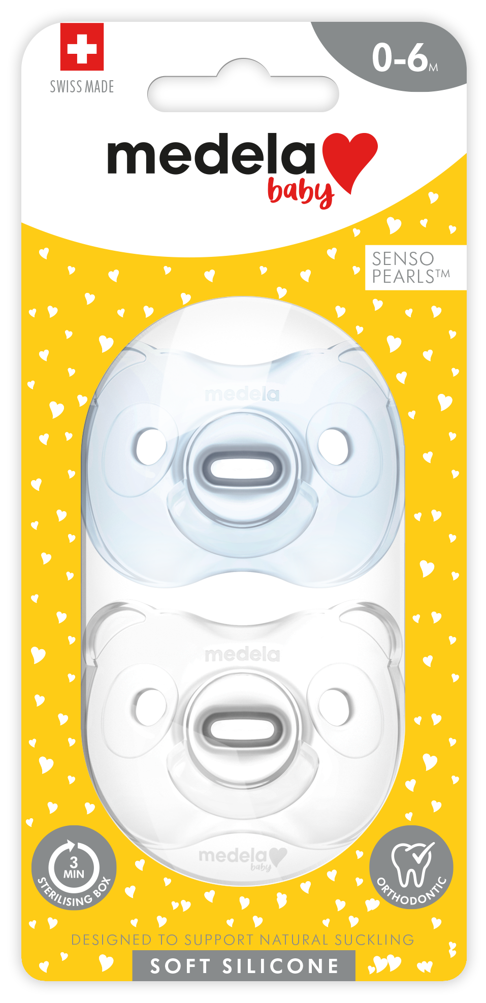Medela Soft Silicone Duo Soothers 0-6 Months (Assorted)