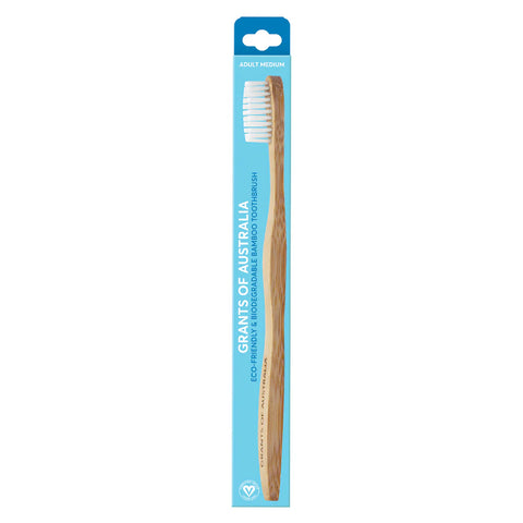 Grants Of Australia Adult Bamboo Toothbrush - Medium