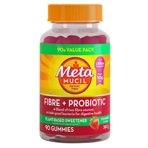 Metamucil Fibre + Probiotic Strawberry Gummies