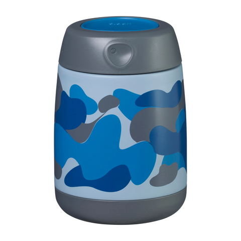 B.Box Insulated Food Jar Mini - 210mL Blue Camo