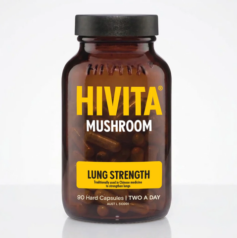 Hivita Mushroom Lung Strength 90 Capsules