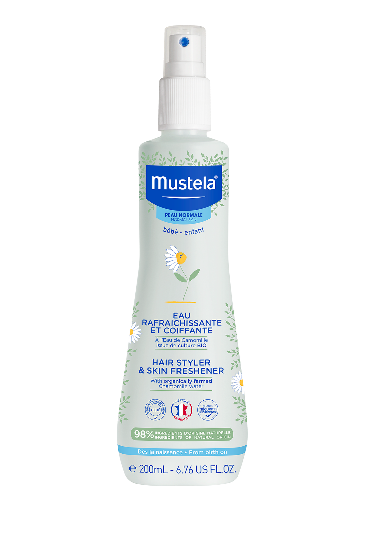 Mustela Hair Styler & Skin Freshener 200mL Spray