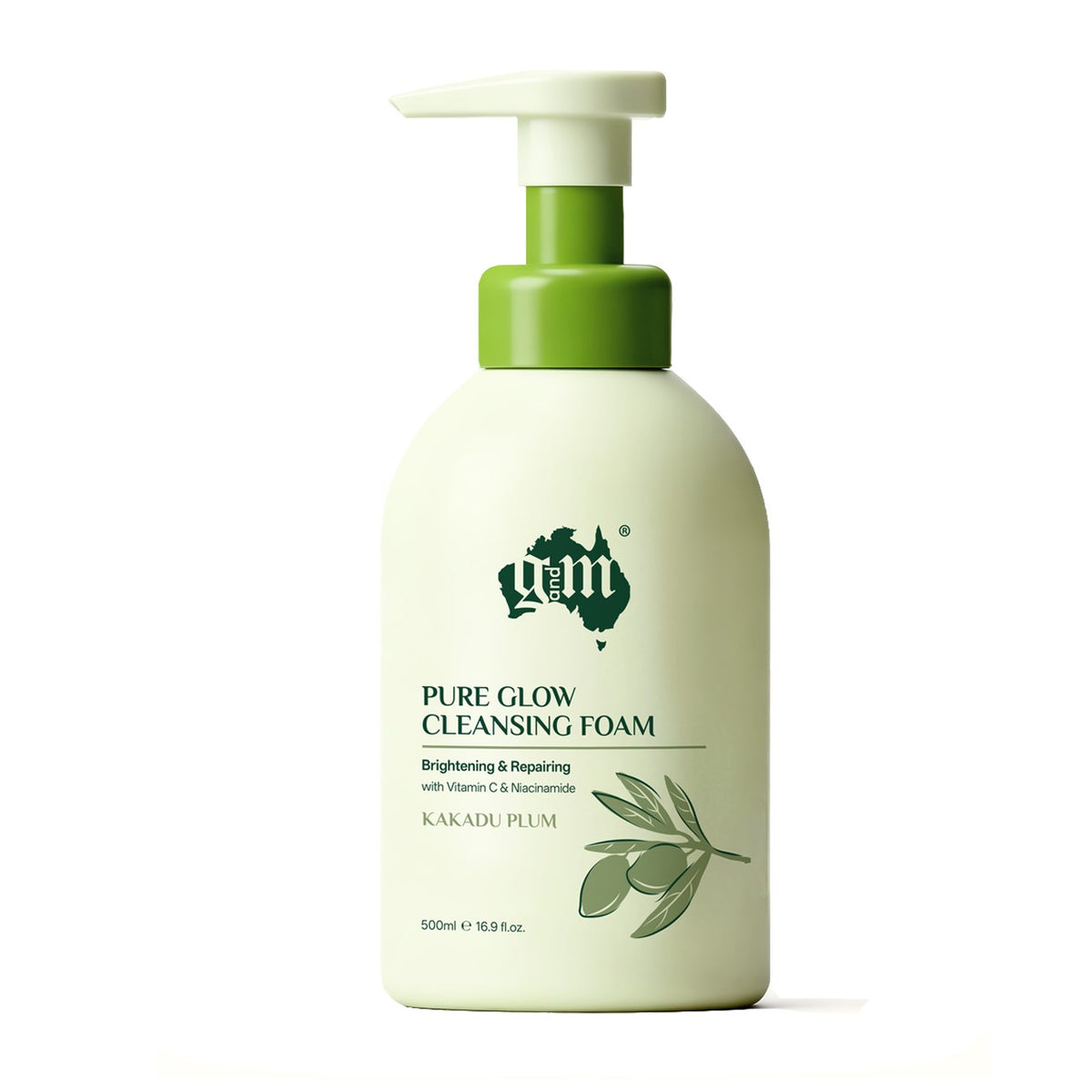 G&M Kakadu Plum Glow Cleansing Foam with Vitamin C 500mL