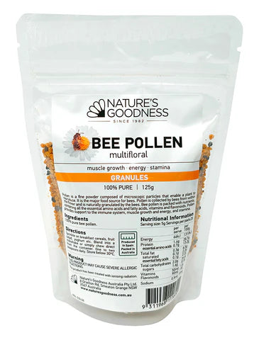 Nature's Goodness Bee Pollen Granules 125g