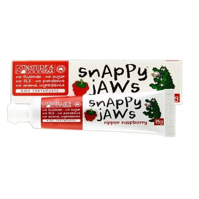 Nature's Goodness Snappy Jaws Toothpaste Ripper Raspberry 75g