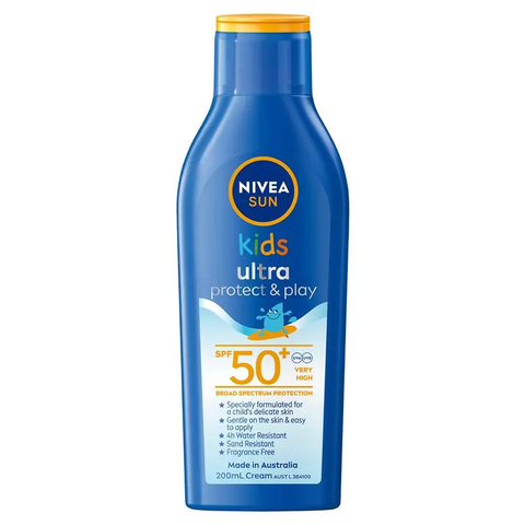 NIVEA Sun SPF 50+ Kids Ultra Protect & Play Sunscreen 200mL