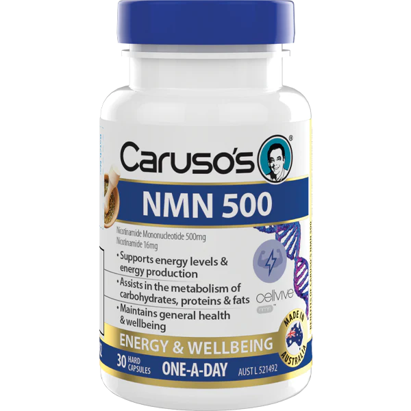 Caruso's NMN 500 30 Hard Capsules