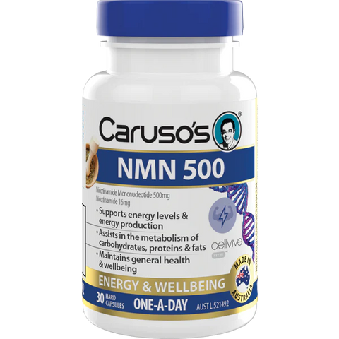 Caruso's NMN 500 30 Hard Capsules