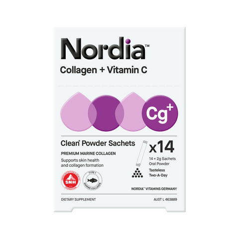 Nordia Collagen + Vitamin C Unflavoured Powder 2g x 14 Sachets
