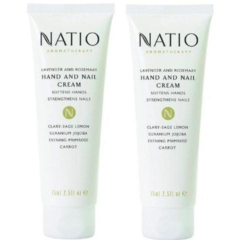 Natio Lavender & Rosemary Hand & Nail Cream 2 x 75mL - Special Bundle