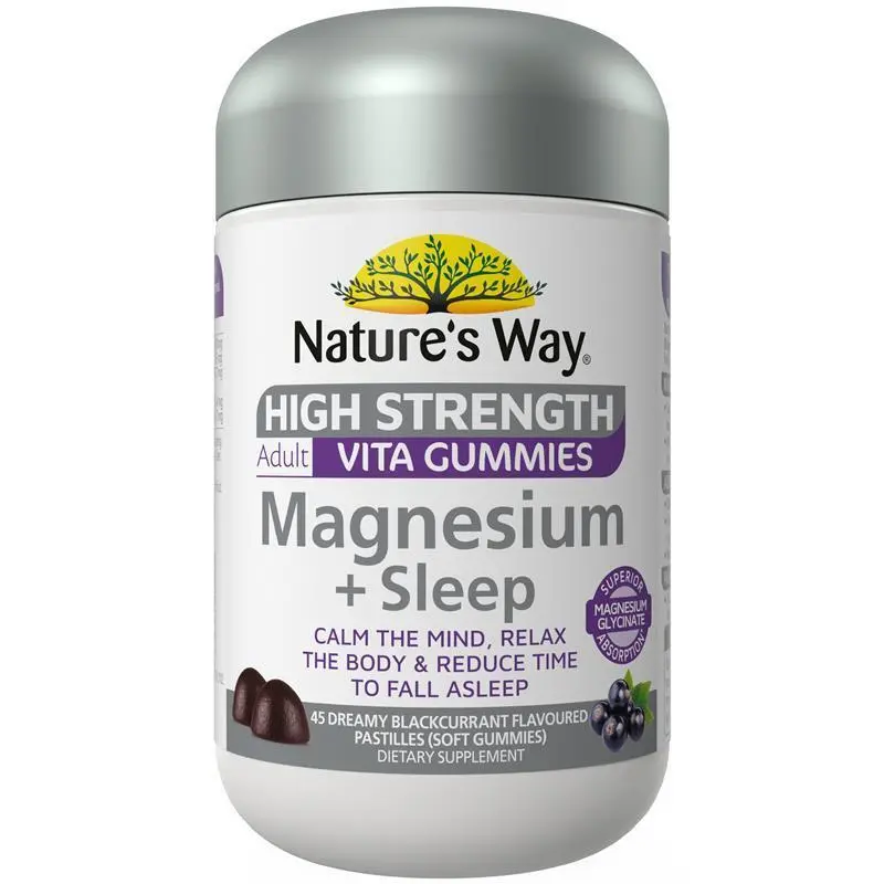 Nature's Way High Strength Adult Vita Gummies Magnesium + Sleep 45 Gummies