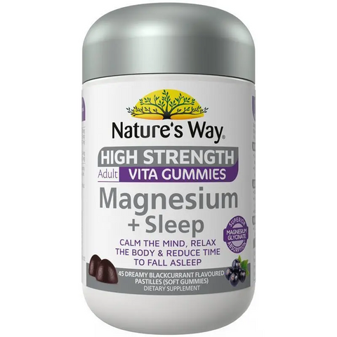 Nature's Way High Strength Adult Vita Gummies Magnesium + Sleep 45 Gummies