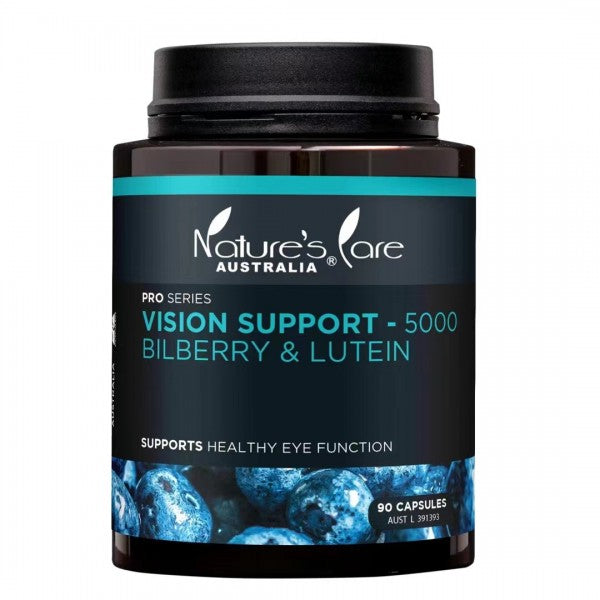 Nature’s Care PRO SERIES Vision Support 5000 Bilberry & Lutein 90 Capsules
