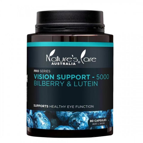 Nature’s Care PRO SERIES Vision Support 5000 Bilberry & Lutein 90 Capsules