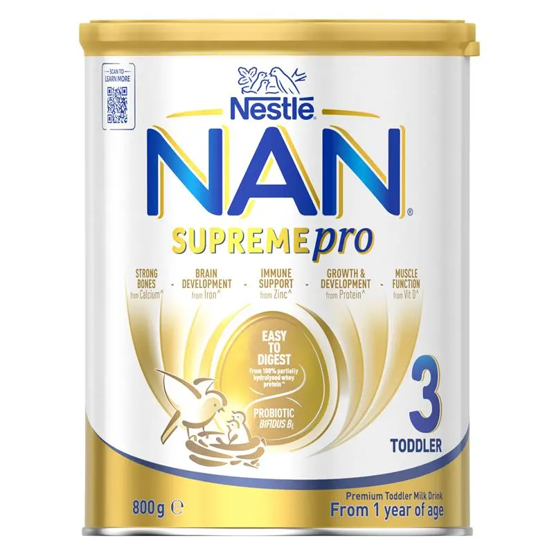 NAN SupremePro 3 Premium Toddler Milk Drink Powder From 1 Year 800g