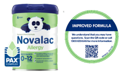 Novalac Allergy Premium Infant Formula Powder 800g