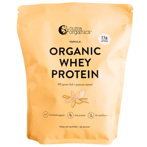 Nutra Organics Organic Whey Protein Vanilla 750g