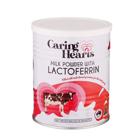 Caring Hearts Milk Powder with Lactoferrin 2g x 30 Scahets