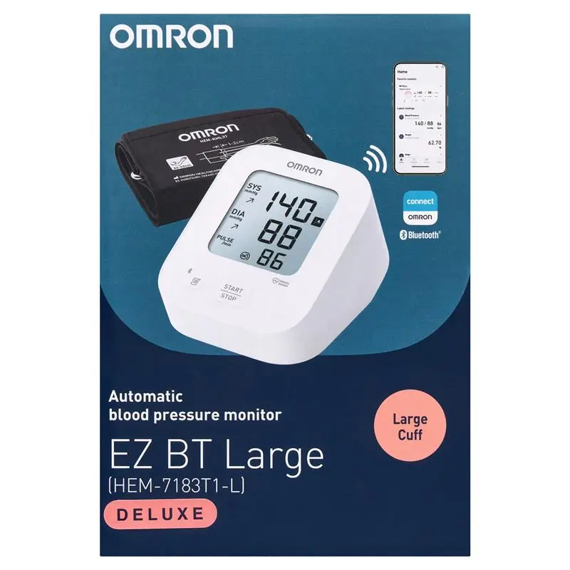 Omron Deluxe Blood Pressure Monitor Hem-7183T1L