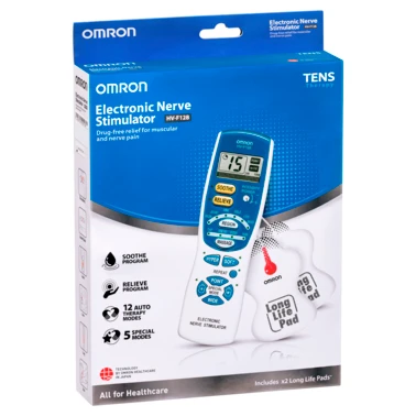 Omron TENS Therapy Device HV-F128 Electronic Nerve Stimulator