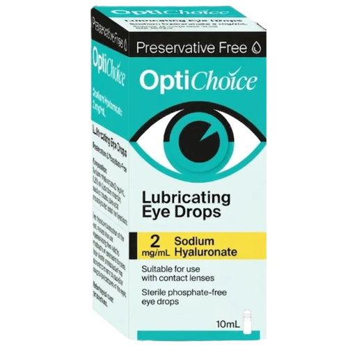 OptiChoice Sodium Hyaluronate 0.2% Eye Drops 10mL