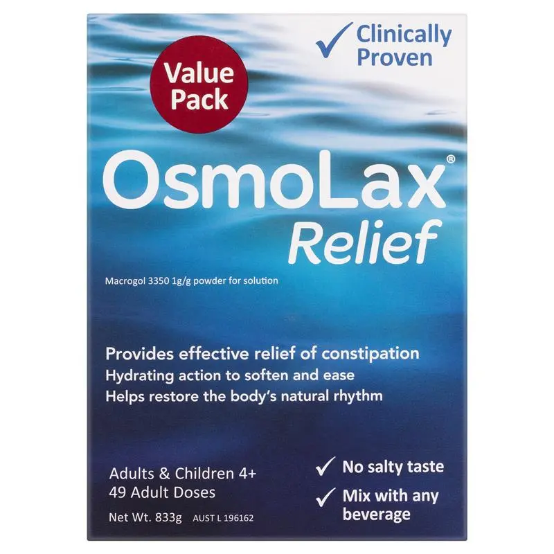 OsmoLax Relief Laxative Powder 49 Dose 833g