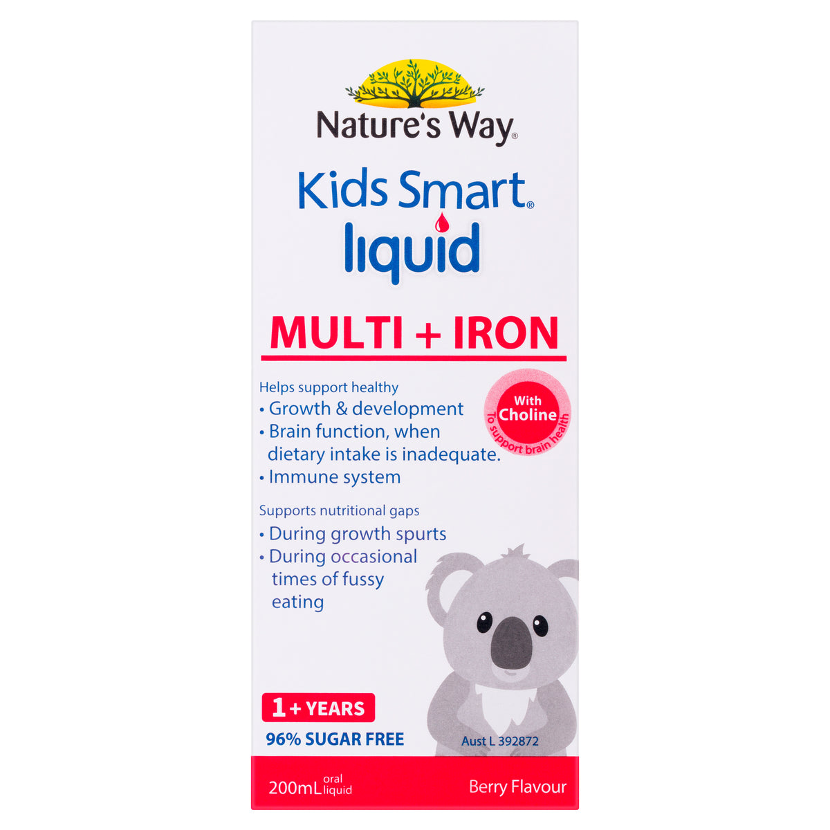 Nature's Way Kids Smart Liquid Multi + Iron 200mL