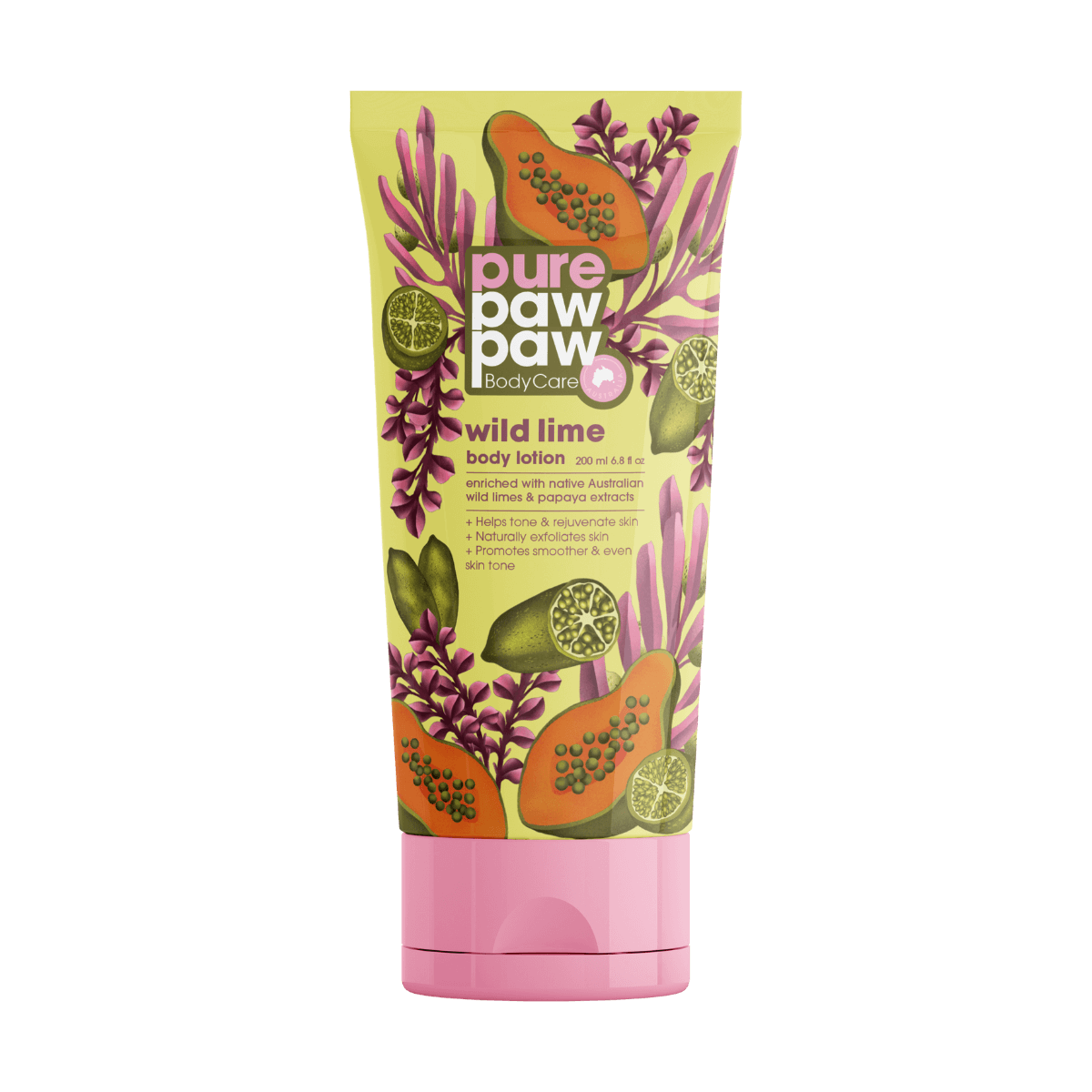 Pure Paw Paw Body Care Wild Lime Body Lotion 200mL